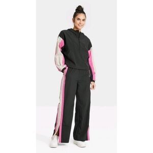 NEW JoyLab High Rise Extra Long Wide Leg Track Pants